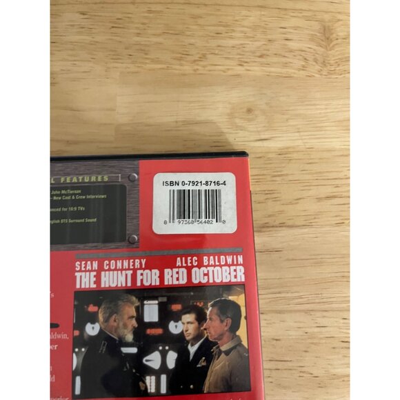 The Hunt For Red October 1990 DVD Special Collectors Edition Sean Connery Pre-Ow - Picture 5 of 5